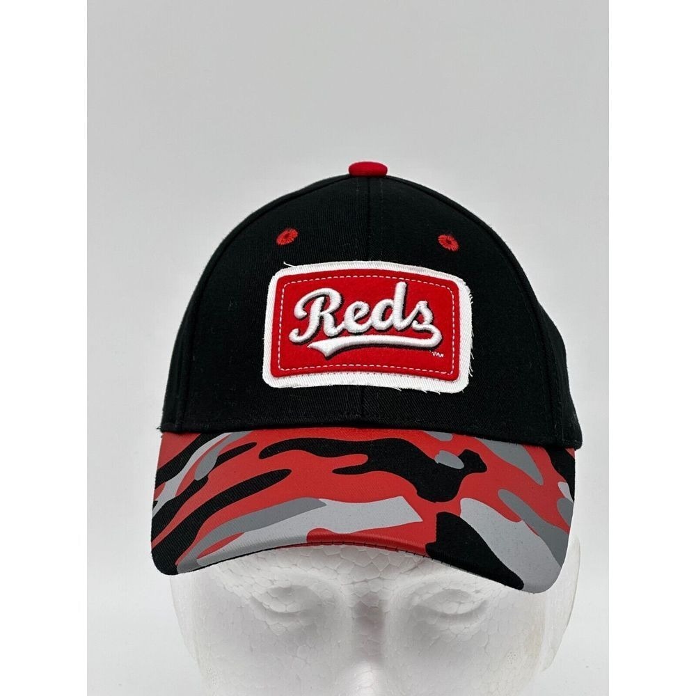 Melon Wear Hat Mens Adjustable Black Reds Opening Day Baseball Cap Snapback NEW